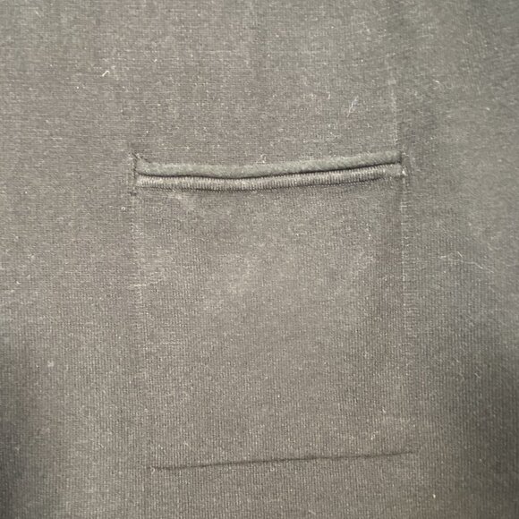 Chicos Black Sweater Dress With Pockets Button Rayon/Nylon Womens Size 0 U.S. S - Picture 7 of 11